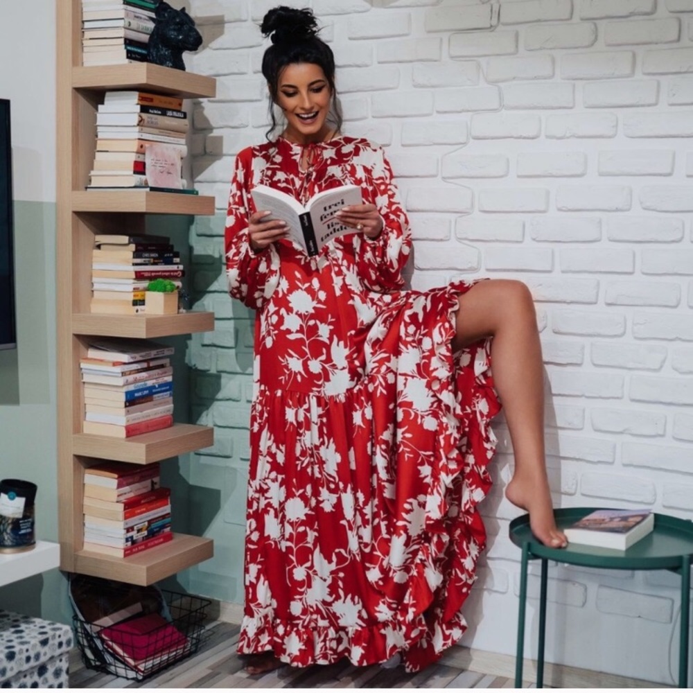 JOHANNA ORTIZ x H&M VOLUMINOUS SATIN DRESS - Picture 10 of 12